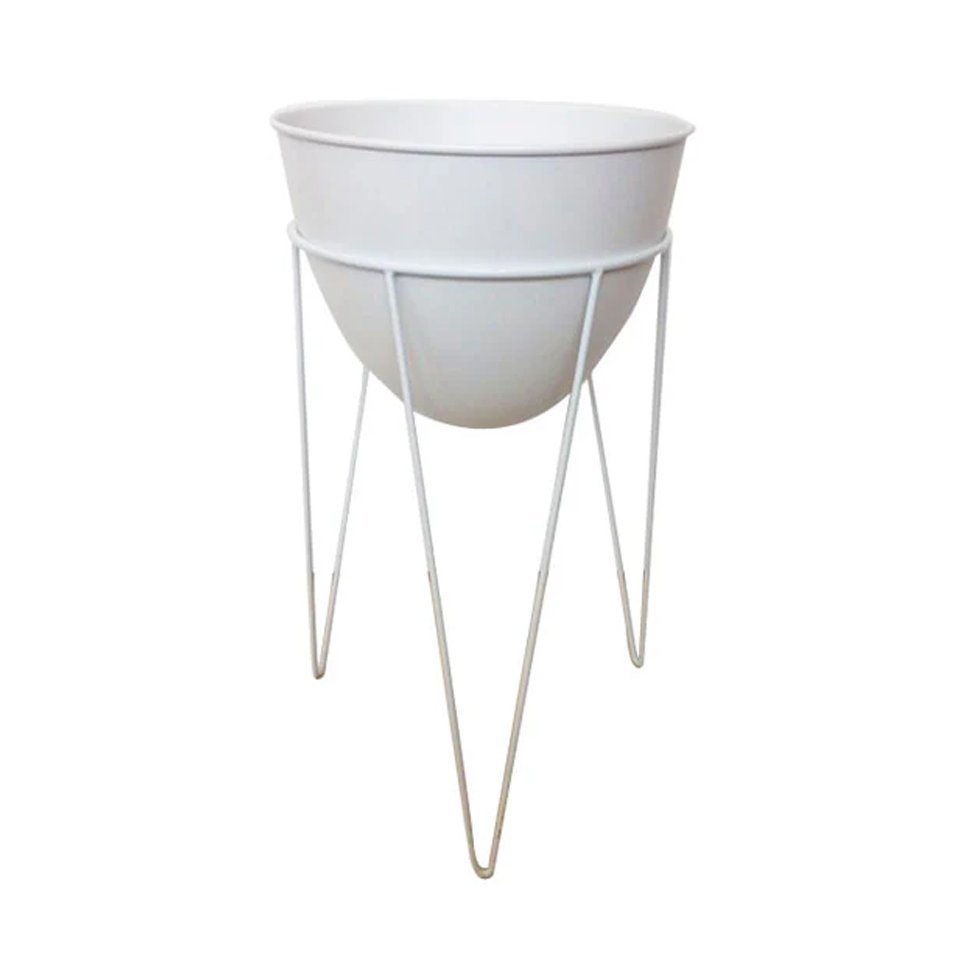 SOPORTE HIERRO 3 PATAS BLANCO JA0150018