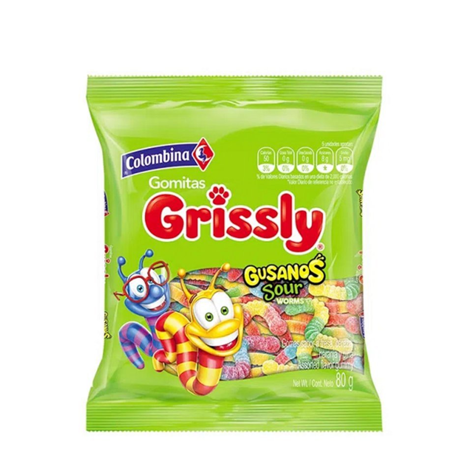 CBN GRISSLY GUSANITOS X50 UND