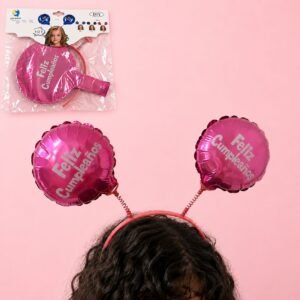 DIADEMA EN GLOBO FELIZ CUMPLEAÑOS