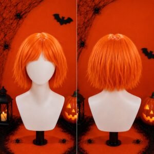 PELUCA CORTA NARANJA