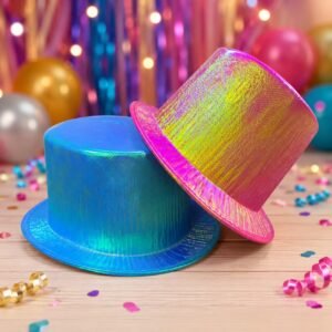 SOMBRERO COPA ALTA BRILLANTE