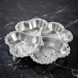 DULCERA DIVISION 22.5CM PLATA XYS-30PL
