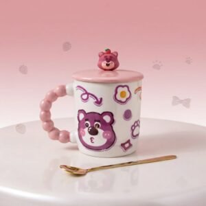 POCILLO CERAMICA 300ML CON CUCHARA