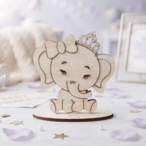 PISAPAPEL 8CM ELEFANTE CORONA-CRUDO