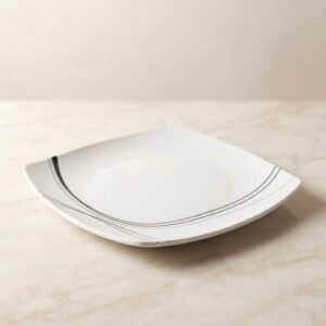 PLATO PANDO CUADRADO ESTAMP 21CM 1080-AD