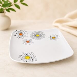 PLATO CUADRADO ESTAMP 19CM 1023-D