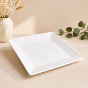PLATO PANDO CUADRADO 27CM 1072