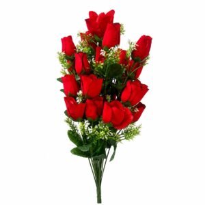 FLORES ROSA ARTIFICIAL X24