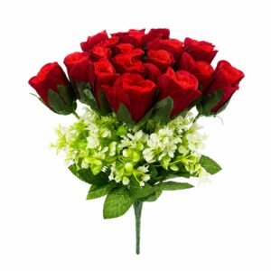 FLORES ROSA ARTIFICIAL X18