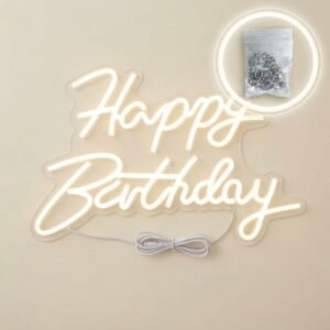 LETRERO LUZ HAPPY BIRTHDAY