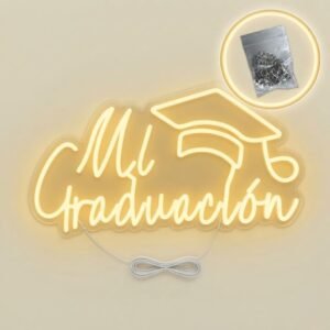 LETRERO LUZ MI GRADUACION