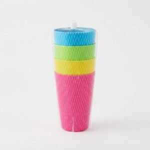SET VASO PLASTICO X4 23H-117CTG-25 A9 REF:9044
