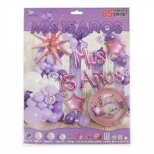 KIT DECORACION MIS QUINCE A3 REF:31420