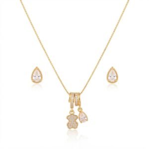 JUEGO COLLAR RODIO 263243