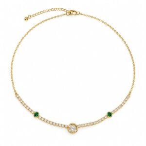 JUEGO COLLAR RODIO 2511040