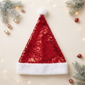 GORRO DE NAVIDAD LENTEJUELAS